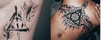 top 100 best deathly hallows tattoos for women harry potter design ideas