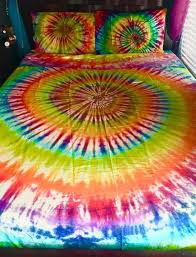 Tie Dye Sheets Tie Dyed Sheets Tie Dye Sheet Sets Tie Dyed Etsy Tie Dye Room Decor Tie Dye Sheets Tie Dye Bedroom