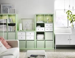 Kallax Series Ikea Green Home Decor Living Room Storage Kallax Shelving Unit