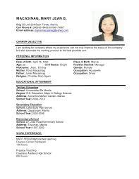 Resume samples are a great way to get some direction for your job application. Pin On Cv Format