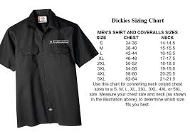 54 Abundant Dickies Clothing Size Chart