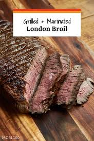 Marinated And Grilled London Broil Recipe The Mom 100 Recipe London Broil Recipes Grilled London Broil Cooking London Broil