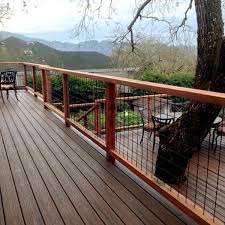 There are myriad installation methods you can use from the most basic diy. Welded Mesh Level Rail Panel By Wild Hog Railing Wire Deck Railing Deck Railings Deck Railing Design