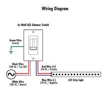 Dimming switch wiring diagram fresh single pole dimmer switch wiring. In Wall Led 120v Ac Dimmer And Driver