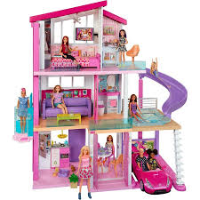Barbie Dream House Dollhouse W Pool Slide Elevator Fhy73 Barbie