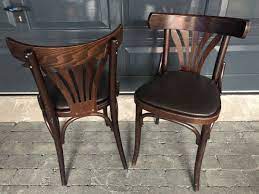 prachtige bruin cafe stoelen met lederen zitting cafe stoelen stoelen bistro stoelen