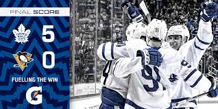Our adrenalin was so high, said marner. Toronto Maple Leafs On Twitter Leafs Score Five And Take Flight Over Penguins On The Road Leafsforever Fuelledbyg Gatoradecanada