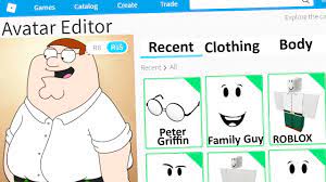 MAKING PETER GRIFFIN a ROBLOX ACCOUNT - YouTube
