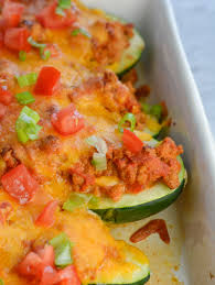 A simple, homemade soup made with fresh tomatoes is a perfect summertime treat when the best tomatoes are ripe in gardens and farmers' markets. Taco Zucchini Boats Low Carb Keto Recipe