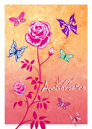 Voir plus d'idées sur le thème carte invitation anniversaire, invitation anniversaire, carte invitation. Carte Joyeux Anniversaire Et Papillons Envoyer Une Carte Anniversaire Fleurs Des 0 99 Merci Facteur