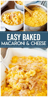 Easy Baked Macaroni Cheese Recipe Easy Cheese Recipes Mac And Cheese Homemade Easy Baked Macaroni And Cheese Recipe