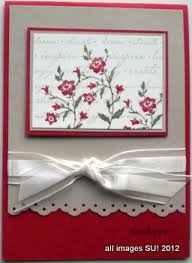 This is a fun card making idea perfect for birthday cards. Charming Stampin Up Card Ideas