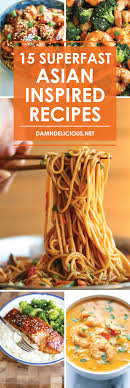 Asian cuisine is light, with bold flavors, and includes lots of fresh produce. 15 Superfast Asian Inspired Recipes Damn Delicious