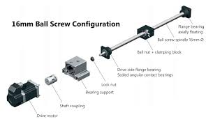 Isel Usa Linear Motion Components 16mm Metric Ball Screws