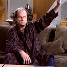 Frasier attempts to dine alone. Quarantine Frasier Quarantinefras Twitter