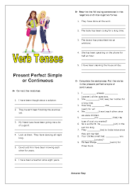 Present Simple Vs Present Continuous Exercises Intermediate Level Pdf Verb Tenses Present Perfect Simple Or Continuous Verb Tenses Present Perfect Tenses