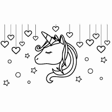 Dibujos Para Colorear Kawaii Unicornio