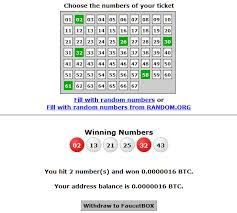 Check the results for bitcoin lotto only at lottoland! Free Btc Lottery 1stcrypto Com