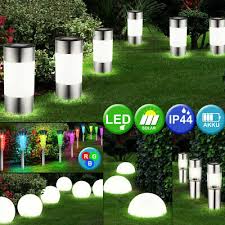 Ladenmobiliar Deko Led Solar Aussen Garten Boden Wand Halbkugel Leuchtkugeln Hof Weg Lampe Veranda Kabtel Mk