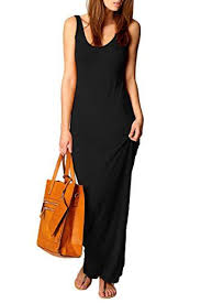 Women S Simple Basic Sleeveless Solid Vest Tank Long Maxi Dresses Long Dresses Casual Maxi Women Dresses Casual Summer Maxi Tank Dress