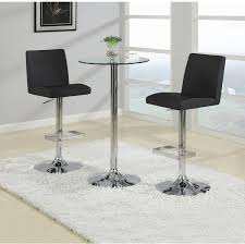 As a general rule, certain styles will lend themselves to particular materials. Bar Units And Bar Tables 3 Piece Bar Table With Tempered Glass Top Set By Coaster Furniture Nis684581107 Bruce Furniture Flooring
