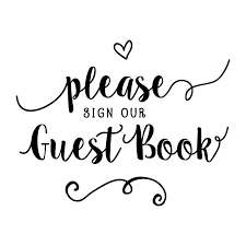 Please Sign Our Guest Book Wedding Sign Dana Decals 1 Wedding Planner Book Wedding Guest Book Sign Wedding Guest Book