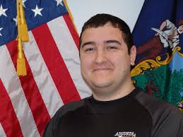 This afternoon at Headquarters we recognized our newest employees and  appointments, Detective Todd Nyberg, Officer Alex Morin and Dispatcher  Jerrad Dinsmore. Detective Nyberg has begun his duties in the Bureau of  Criminal