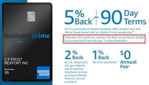 The amazon business prime american express card offers 5% of your money back on amazon purchases, 2% of your money back from gas stations. Amex Amazon Business Prime Card Adds 120k Annual Limit On 5 Cashback Danny The Deal Guru