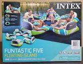 Intex Funtastic Five Floating Island Pool, Lake, River Float - New ...