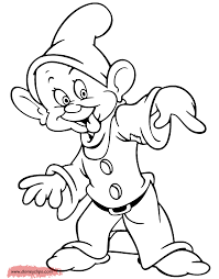 Printable the seven dwarfs from snow white coloring pages date added: Snow White And The Seven Dwarfs Coloring Pages 6 Disneyclips Com