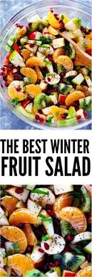 The Best Winter Fruit Salad Is Filled With Clementines Kiwi Pears Apples And Pomegranate It Gets T Winter Fruit Salad Fruit Salad Recipes Delicious Salads