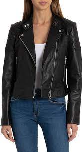 Bagatelle Nyc Quilted Lamb Leather Motorcycle Jacket Jacket Outfit Women Fall Leather Jacket Leather Moto Jacket