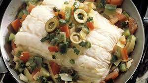 Heilbutt Auf Gemusebett Rezept Rezepte Heilbutt Fruchte Und Gemuse