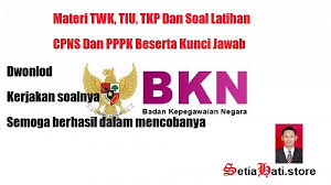 Tes wawasan kebangsaan twk 1. Materi Twk Tiu Tkp Dan Soal Latihan Cpns Dan Pppk Beserta Kunci Jawab Setia Hati