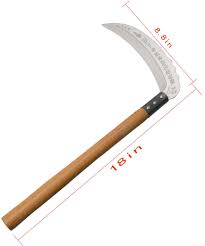From old french falcille, from late latin falcīc(u)la, from latin falx, falcem. Equipement Du Pecheur Browning 15 Cm Mauvaises Herbes Cutter Clearing Faucille Pour Epuisette Poignees De Peche Autres