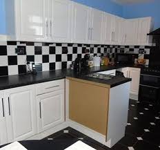 Black And White Kitchen Floor Tiles Design Black And White Combo Kitchen Wall Tiles Design Kitchen Wall Design Kitchen Tiles Design Kitchen Wall Tiles