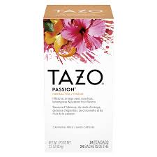 Following our passion for tea led us straight to a lush, tropical paradise in this exuberant blend bursting with hibiscus flowers, orange . Tazo Passion Enveloped Hot Tea Bags Herbal Caffeine Free Non Gmo 24 Count Pack Of 6 Walmart Com