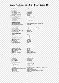 Cheatbook is the resource for the latest cheats, tips, cheat codes, unlockables, hints and secrets to get the edge to win. Gta San Andreas Cheats Png Images Pngegg