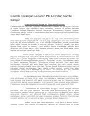 Pada hari sabtu,17 april 2011,seramai 40 orang ahli. Contoh Karangan Laporan Pt3 Lawatan Sambil Belajar Docx Belajar Laporan Sambil Belajar Ke Bangunan Parlimen Pada Tanggal 20 Mei 2015 Yang Lalu Lawatan Course Hero