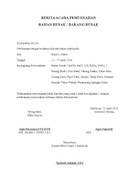 Jadi meskipun kondisi barang atau paket tidak sesempurna sebelumnya konsumen juga tidak terlalu rugi sebab ada biaya pengembalian uang dari jasa pengiriman. Contoh Surat Berita Acara Pemusnahan Barang Nusagates
