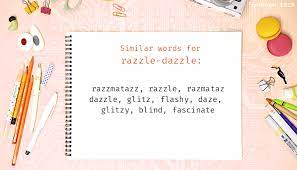 Of a football play, involving multiple laterals or some other sort of deception, designed to confuse the defense and result in a big gain or touchdown. Razzle Dazzle Synonyms That Belongs To Phrasal Verbs