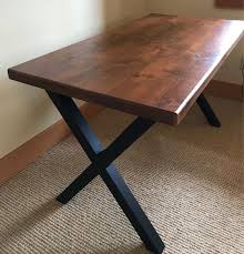 If you're planning on a top thicker than one inch, you can shorten the 29 legs to maintain a finished height of 30. Furniture Parts Metal Table Legs Set Of 4 30 Long Hairpin Industrial Limited Time Price Home Garden