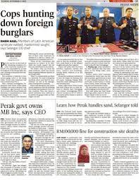 The mb inc, just like any other corporation, only needs to have its accounts professionally audited and be subjected to corporate compliance requirements. Perak Govt Owns Mb Inc Says Ceo Klik