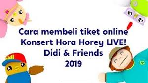 Konsert hora horey didi & friends diceriakan oleh skim simpanan pendidikan nasional 1malaysia (sspn1m) 'simpan simpan. Konsert Hora Horey Live Didi Friends Cara Beli Tiket Youtube