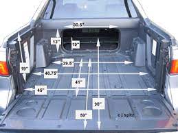 So wondering which other vehicle types might work so we can look in that direction. Bajacargodimensions1 Gif 396 297 Subaru Baja Subaru Baja Truck