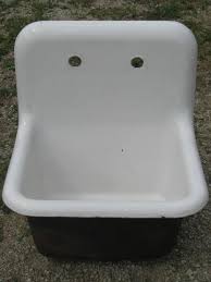 Utility and laundry sinks are incredibly useful plumbing fixtures made for any space that is bound to get messy. Vintage Industrial Apron Utility Sink Farmhouse Laundry Sink