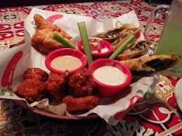 We think of peri peri as the actual sauce or seasoning, but the chillies are mixed with. Triple Play Chicken Crispers Boneless Buffalo Wings E Southwestern Eggrolls Picture Of Chili S Lima Tripadvisor