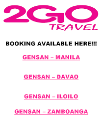 Maybe you would like to learn more about one of these? 2go Booking Available Here Vjc Travel And Tours Facebook