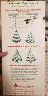 Get it as soon as thu, jun 3. Tinsel Draping Techniques Vintage Christmas Tree Decorations Christmas Tree Garland Tinsel Garland