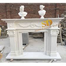 Here's how to decorate your own. Living Room Use Simple Modern Big White Marble Fireplace Mantel Shelf In Home China Carved Marble Fireplace Mantel Stone Fireplace Great Room Made In China Com